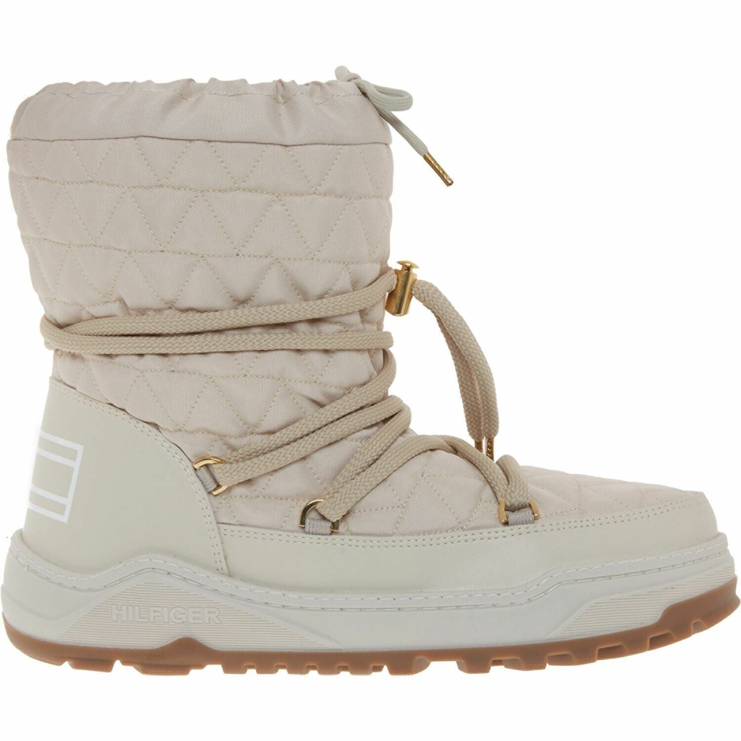 TOMMY HILFIGER Womens Quilted & Fleece Lined Snow Boots, size UK 6 /EU 39