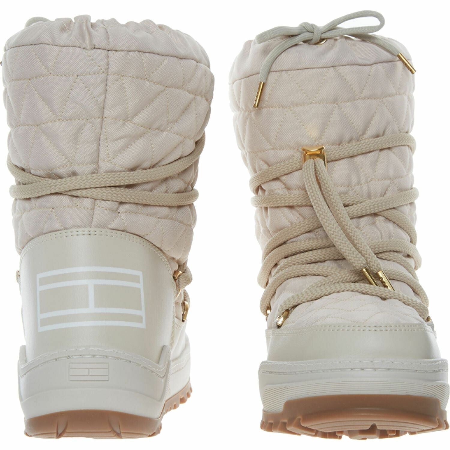 TOMMY HILFIGER Womens Quilted & Fleece Lined Snow Boots, size UK 6 /EU 39