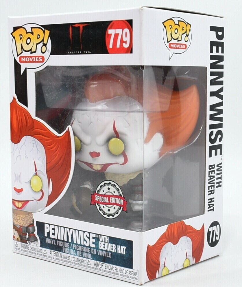 Funko POP Movies Figure : IT Chapter Two #779 PENNYWISE WITH BEAVER HAT