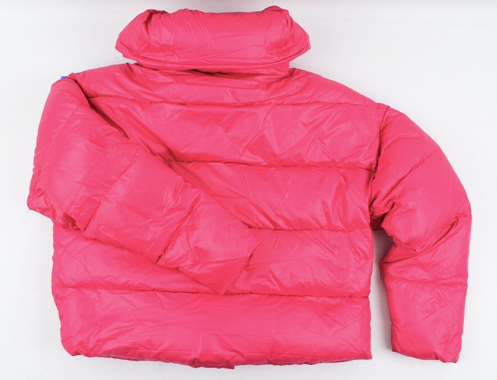 DIESEL Girls JERLAD Cropped Puffer Jacket, Down & Feather Fill, Pink, size 14 y.