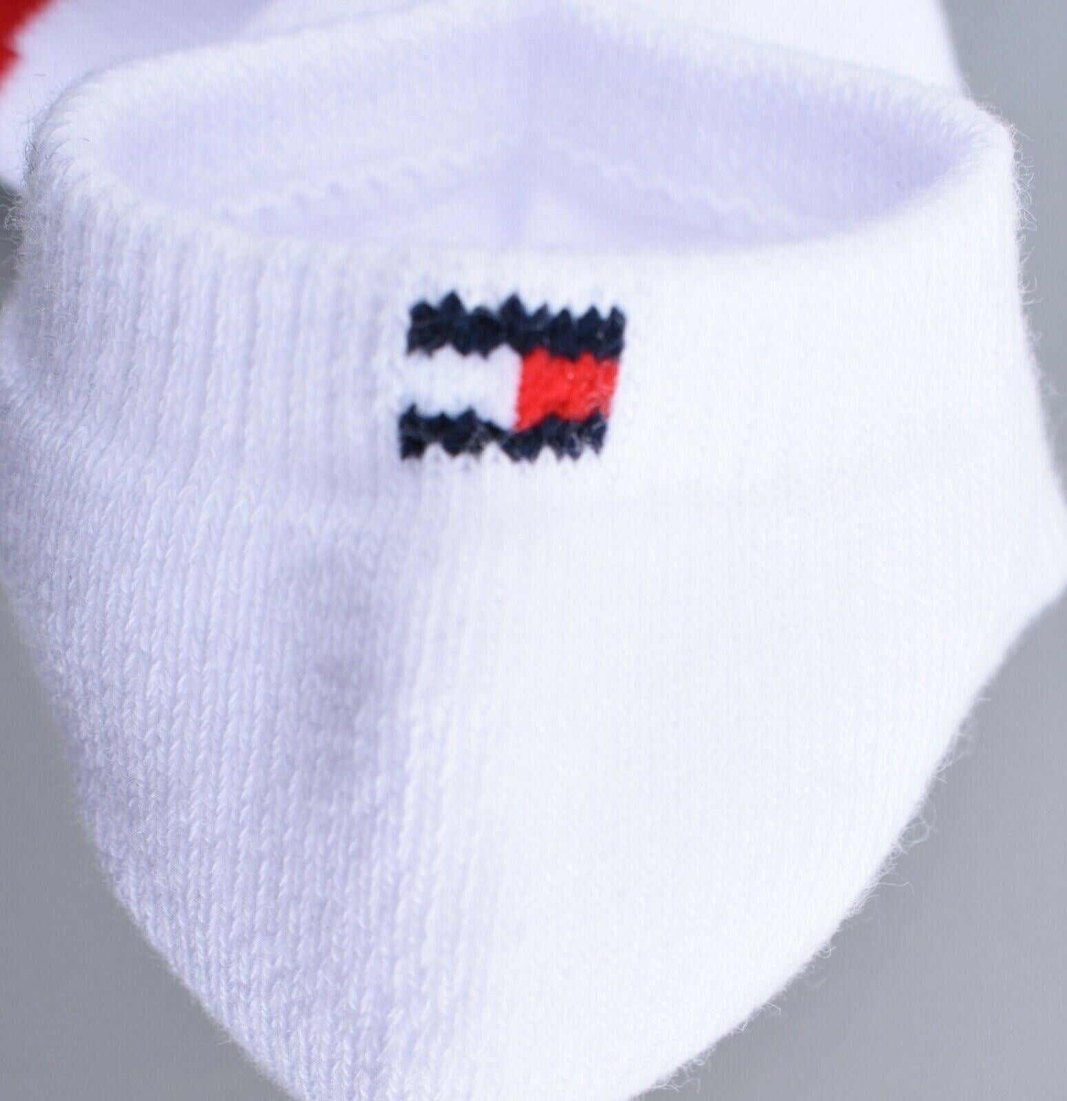 TOMMY HILFIGER Kids 3-pack Cushioned Cotton Trainer Socks, White size 9-12 years