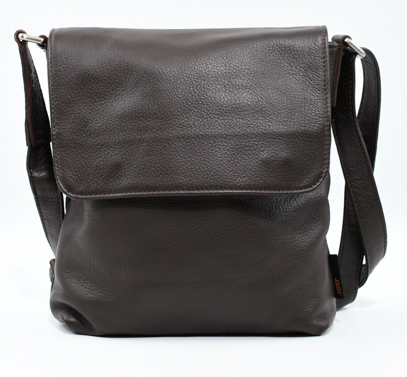 JOST Genuine Leather Shoulder Bag, Crossbody / Messenger Bag, Chocolate Brown