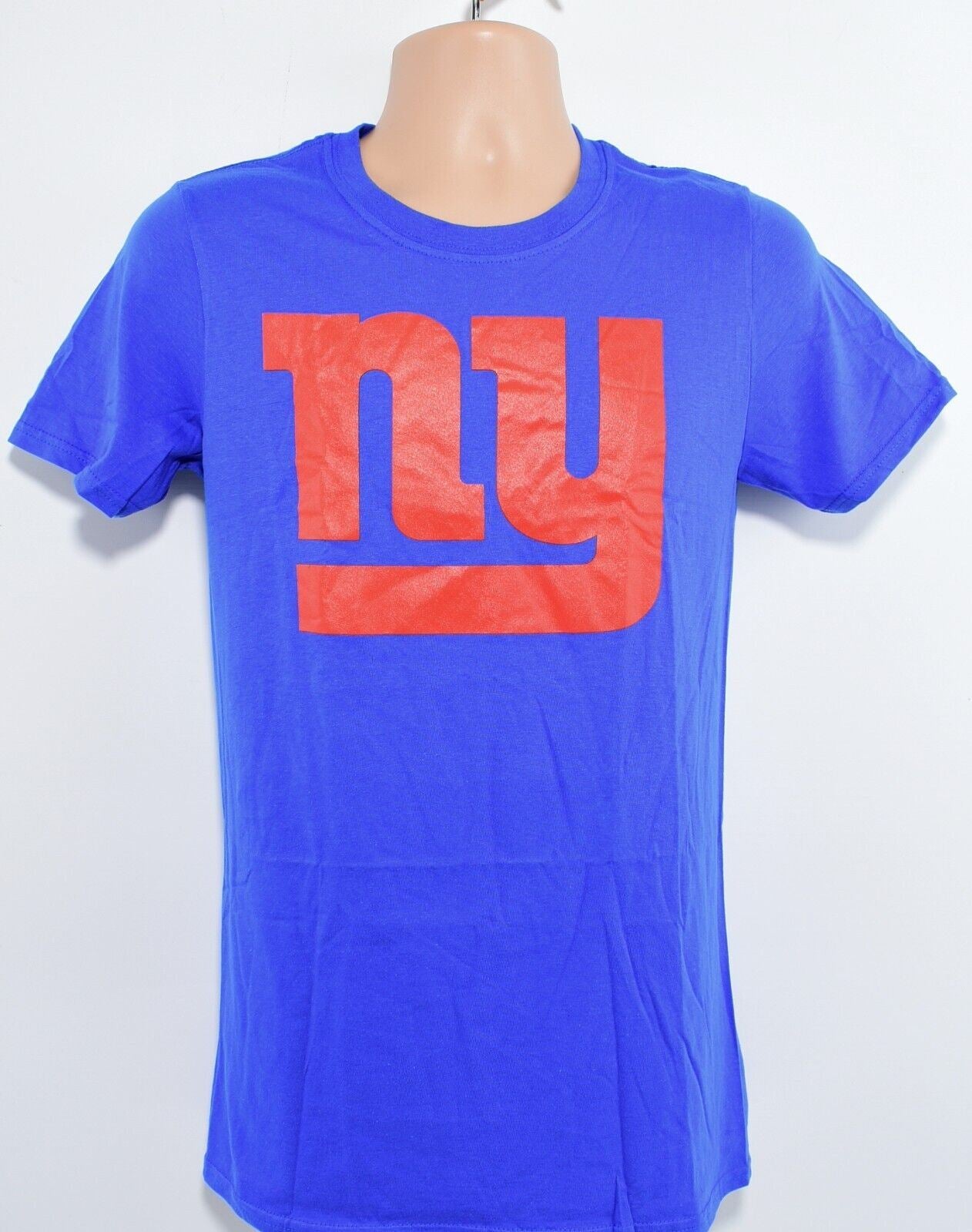 NFL Team Apparel - New York Giants Team T-shirt, Blue with Red Logo, size SMALL