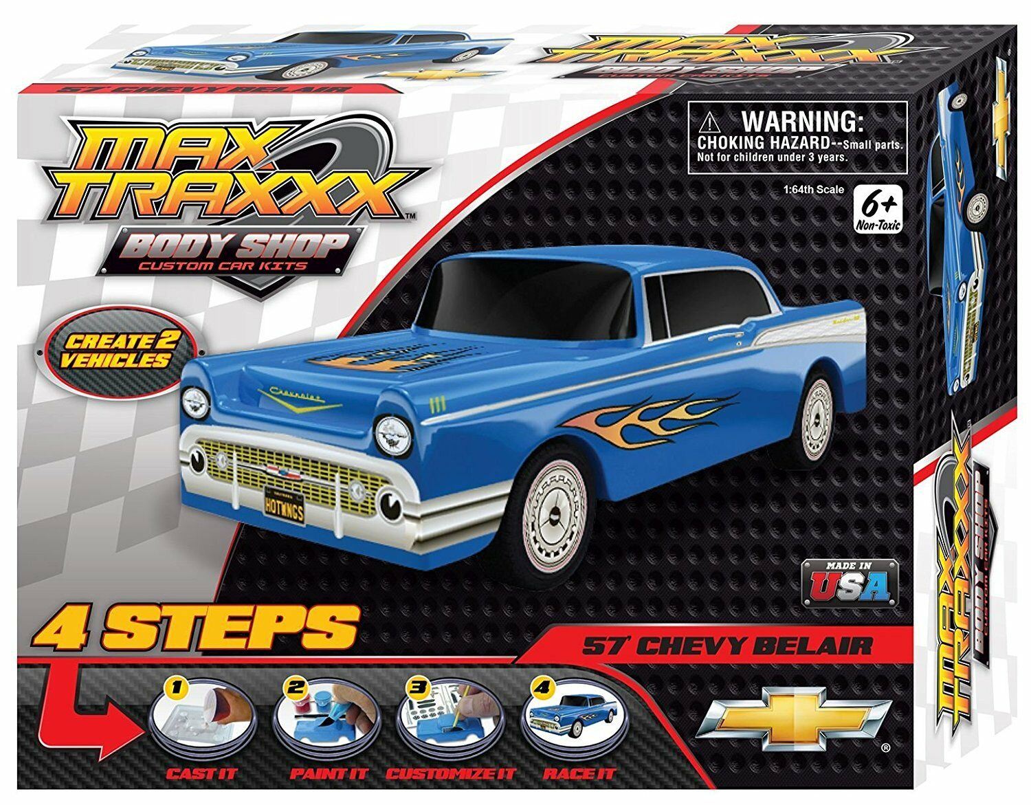 MAX TRAXX Body Shop Custom Car Kits - Chevy Belair/Corvette/Camaro SS or Hummer