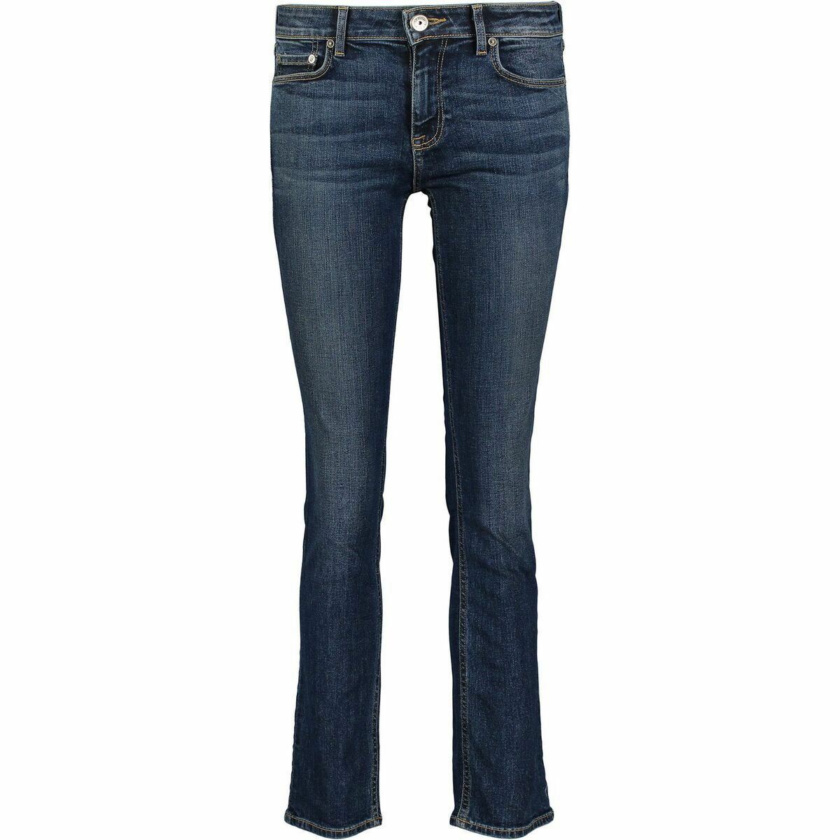 STROM 'Frya' Cigarette Cropped Women's Indigo Jeans W26