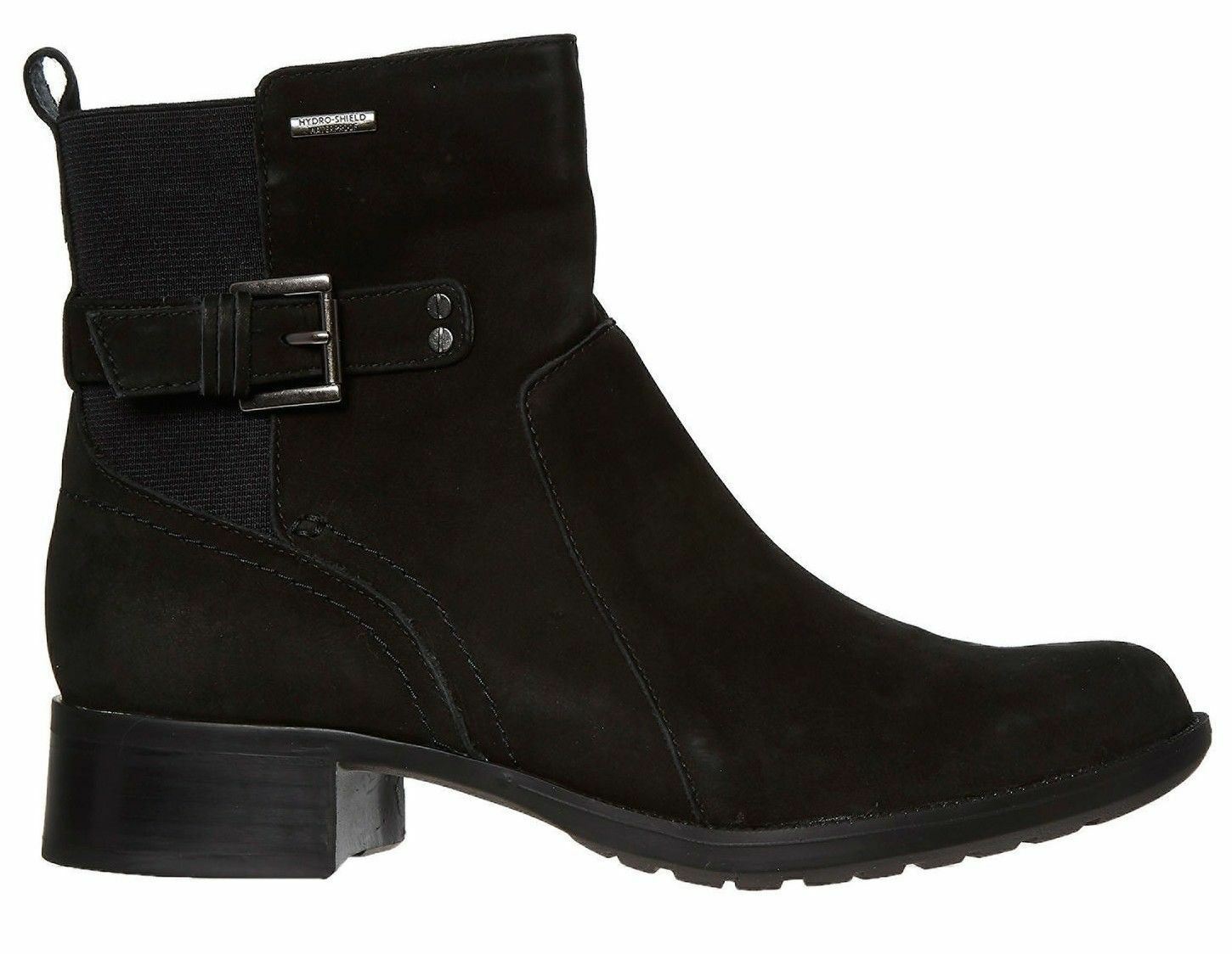 ROCKPORT Claudia Women's Black Suede Leather Zip Up Boots UK 3.5 UK 4