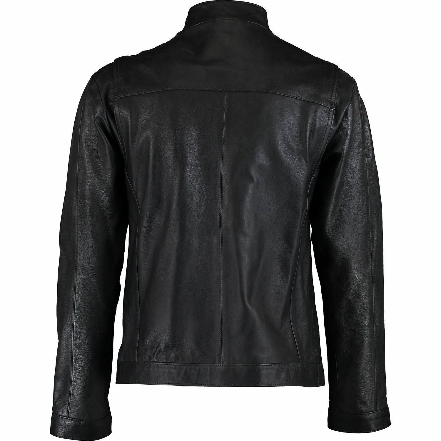 JAGUAR Heritage Men's Black Leather Biker Jacket, size XS  [35"-37" chest]