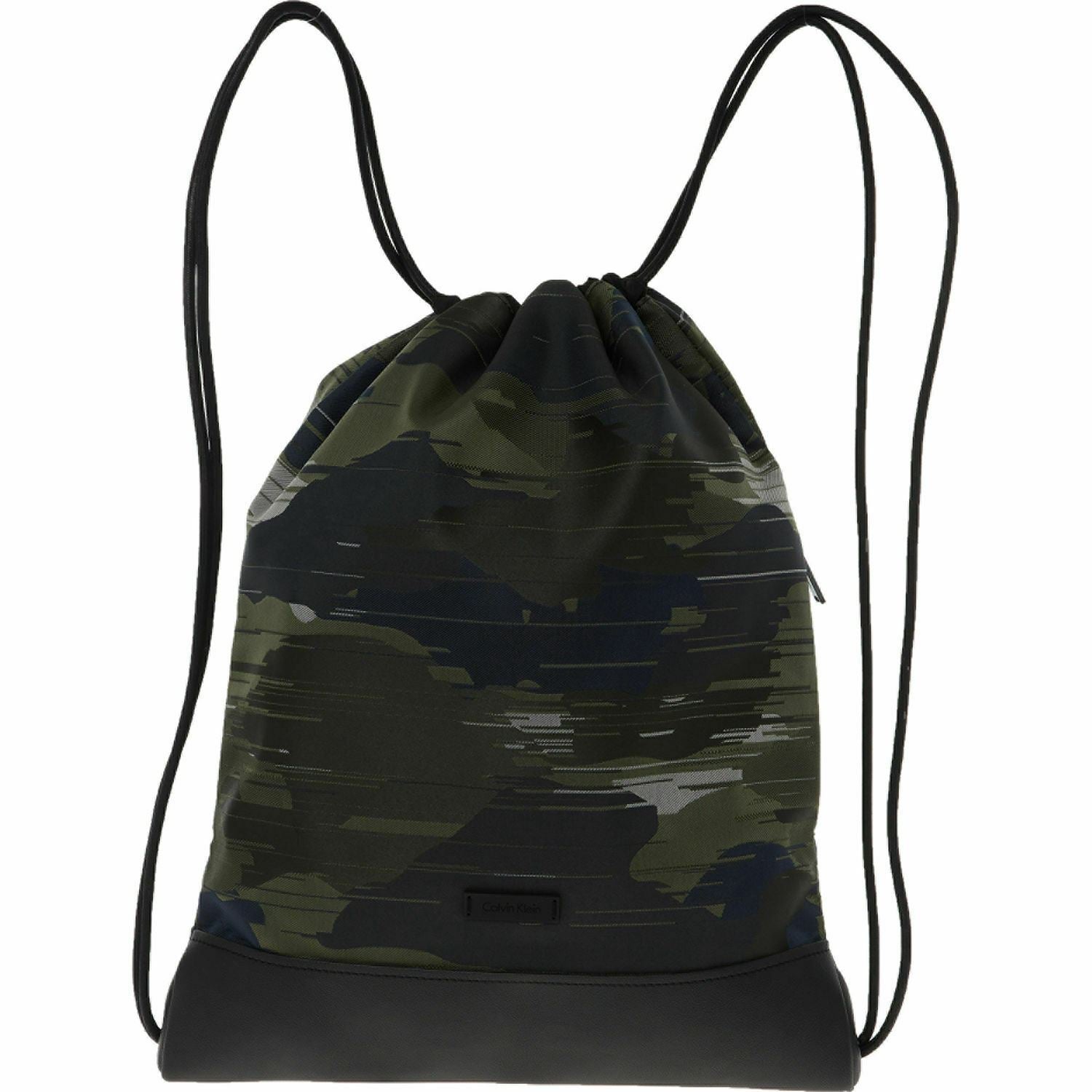 CALVIN KLEIN Men's /Women's Flat Backpack FINTON, Drawstring /Gym Bag