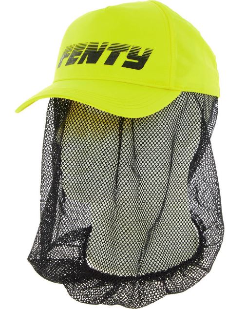 PUMA X FENTY Yellow & Black Net Womens Cap Hat One Size