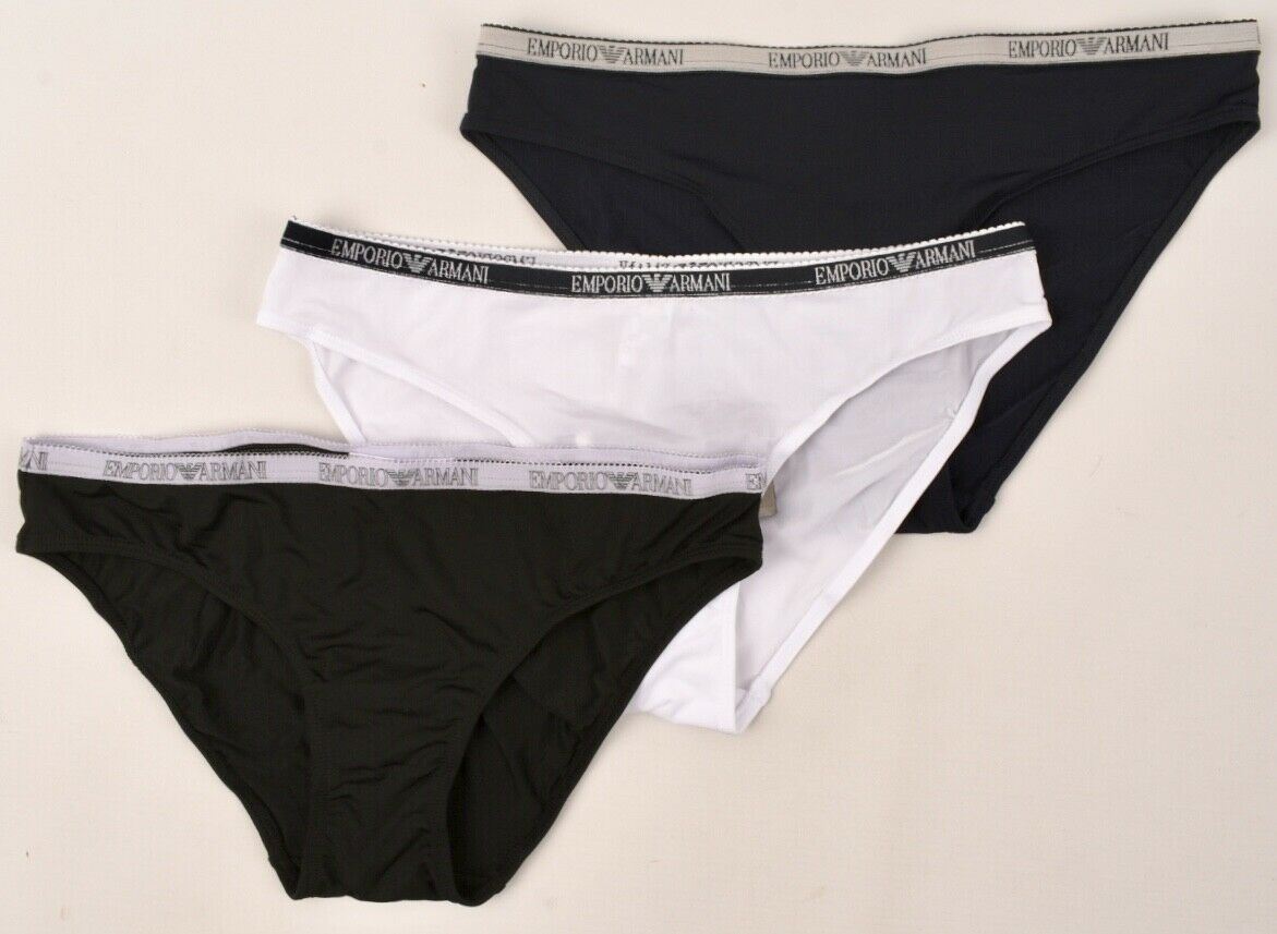 EMPORIO ARMANI Underwear Women's Knickers, Briefs, Navy Black or White size S