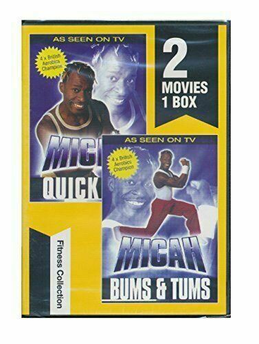 Micah Bums & Tums and Micah Quick Fit on one CD, New, DVD