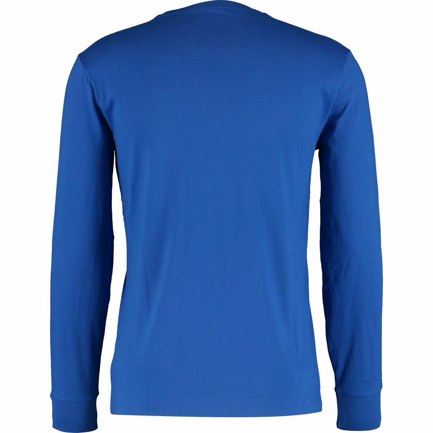 POLO RALPH LAUREN Men's Long Sleeve Graphic Print T-shirt Top, Blue, size S