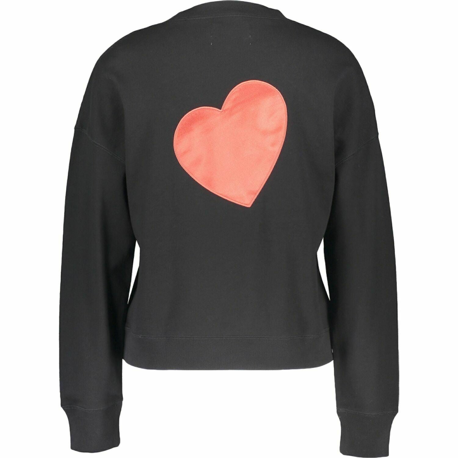 FRED PERRY x AMY WINEHOUSE Women's Black Heart Detail Sweatshirt, size UK 10