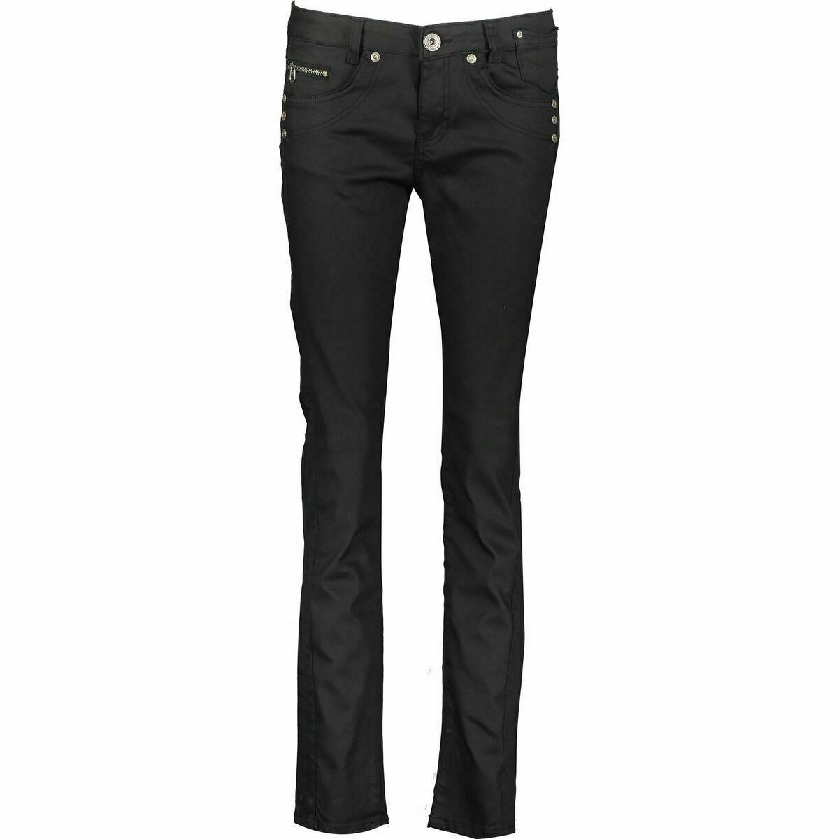 MARC LAUGE Women's Black Coated Denim Jeans - sizes W24 W28