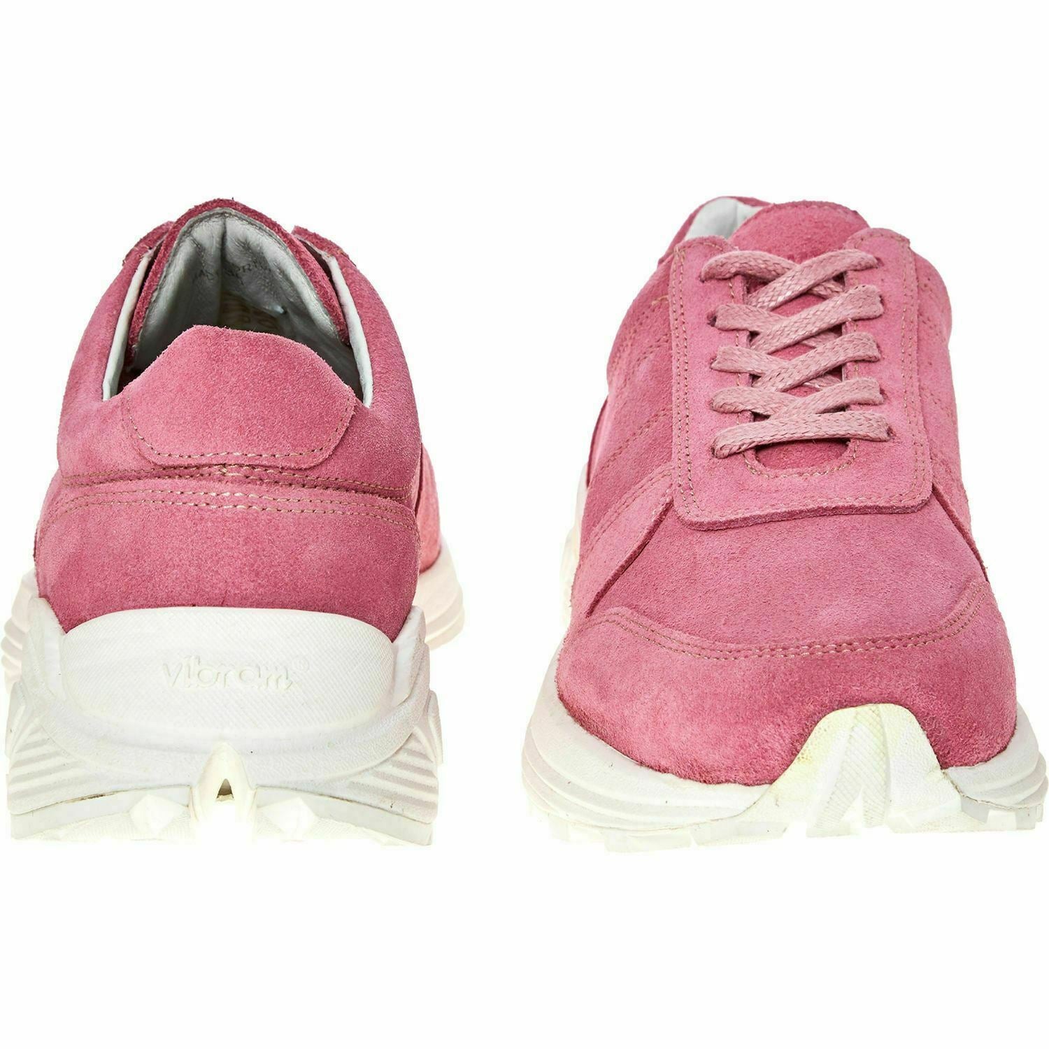 GARMENT PROJECT Women's RUNNER Pink Suede Leather Trainers, size UK 4
