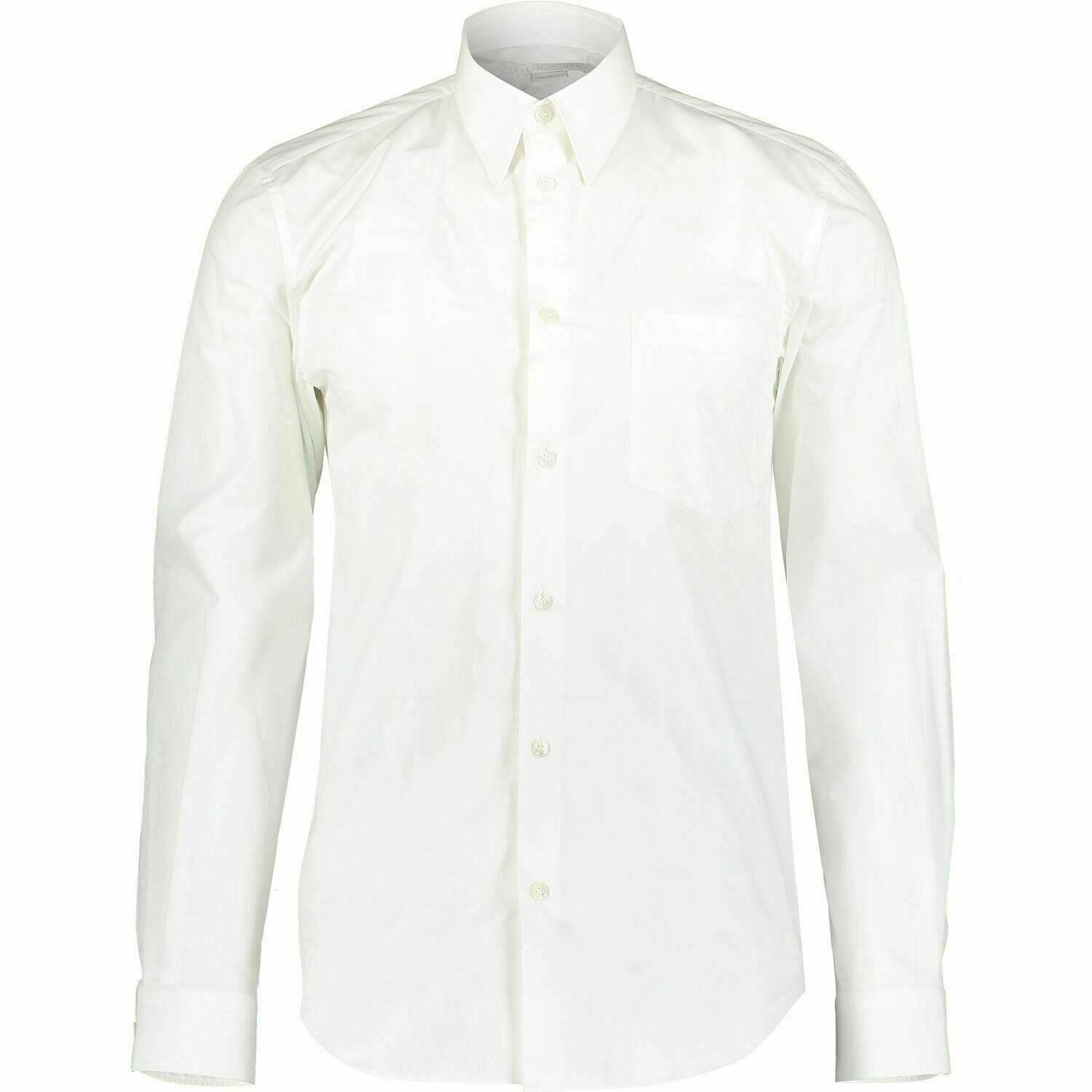 STELLA MCCARTNEY Men's White Long Sleeve Shirt size collar 14.5"  IT 37