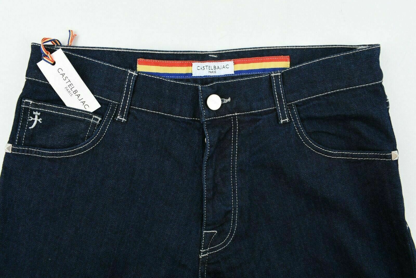 CASTELBAJAC Paris - Men's Dark Blue Modern Fit Jeans, size W36