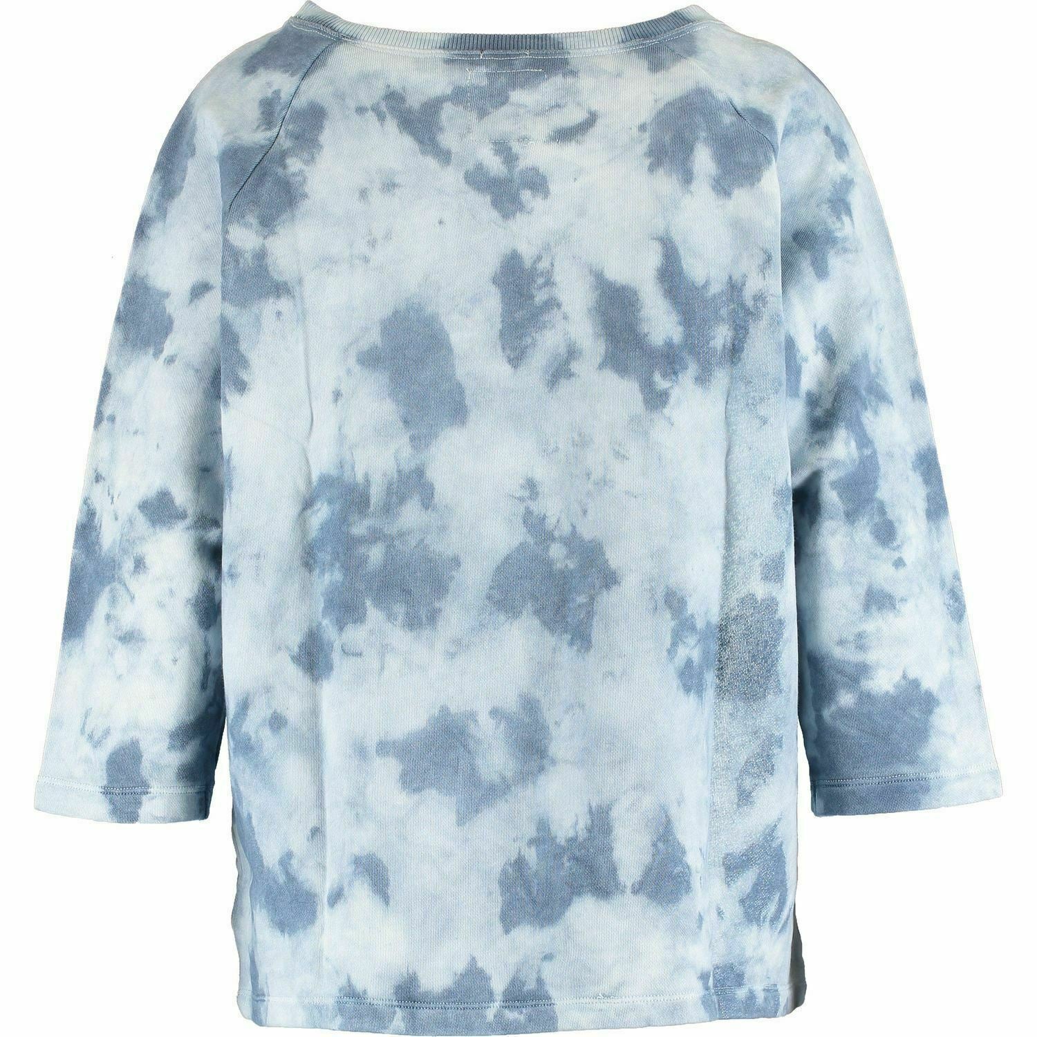 SUPERDRY Women's Washed Crop Crew Sweatshirt, Light Indigo Mist, size XS / UK 8