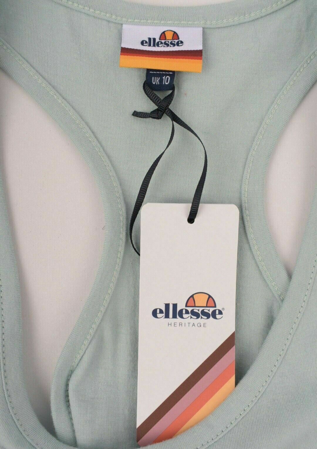 ELLESSE Womens Tank Top, Light Blue, sizes UK 8 UK 10 UK 12 UK 14