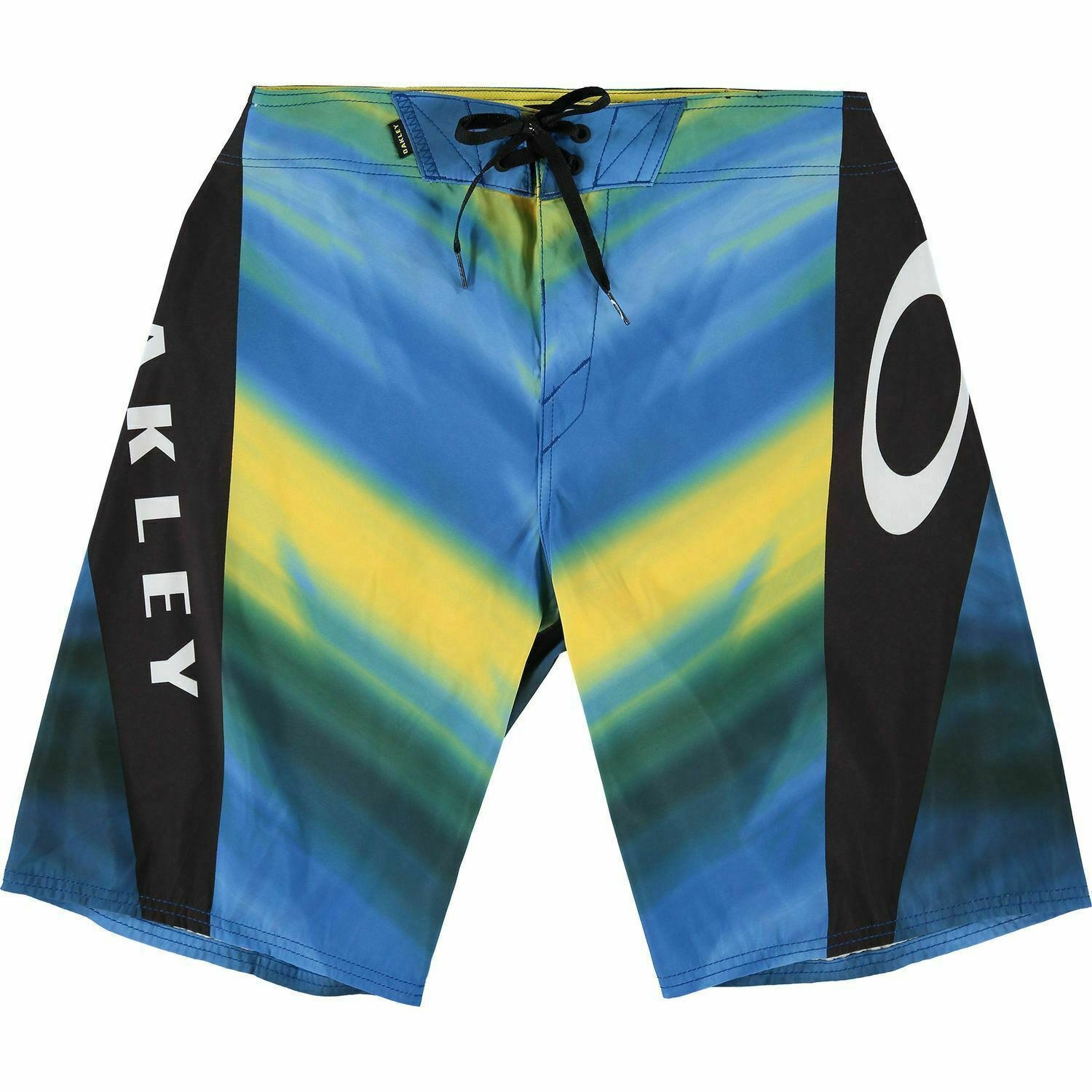 OAKLEY Blue & Yellow Swim Shorts Men's W30