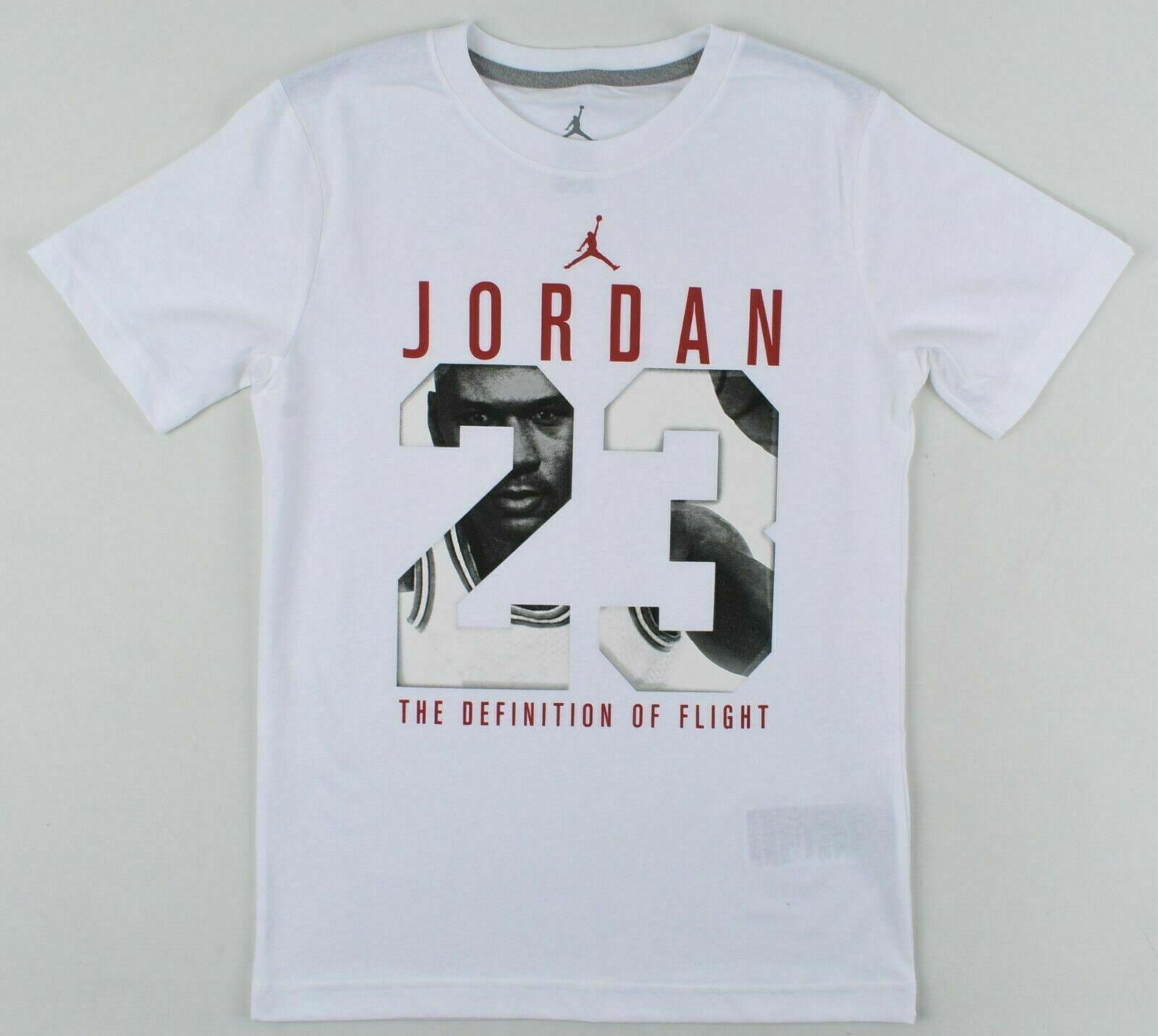 NIKE AIR JORDAN Boys' Jordan Logo Print T-shirt, White size 10 y /11 y /12 years