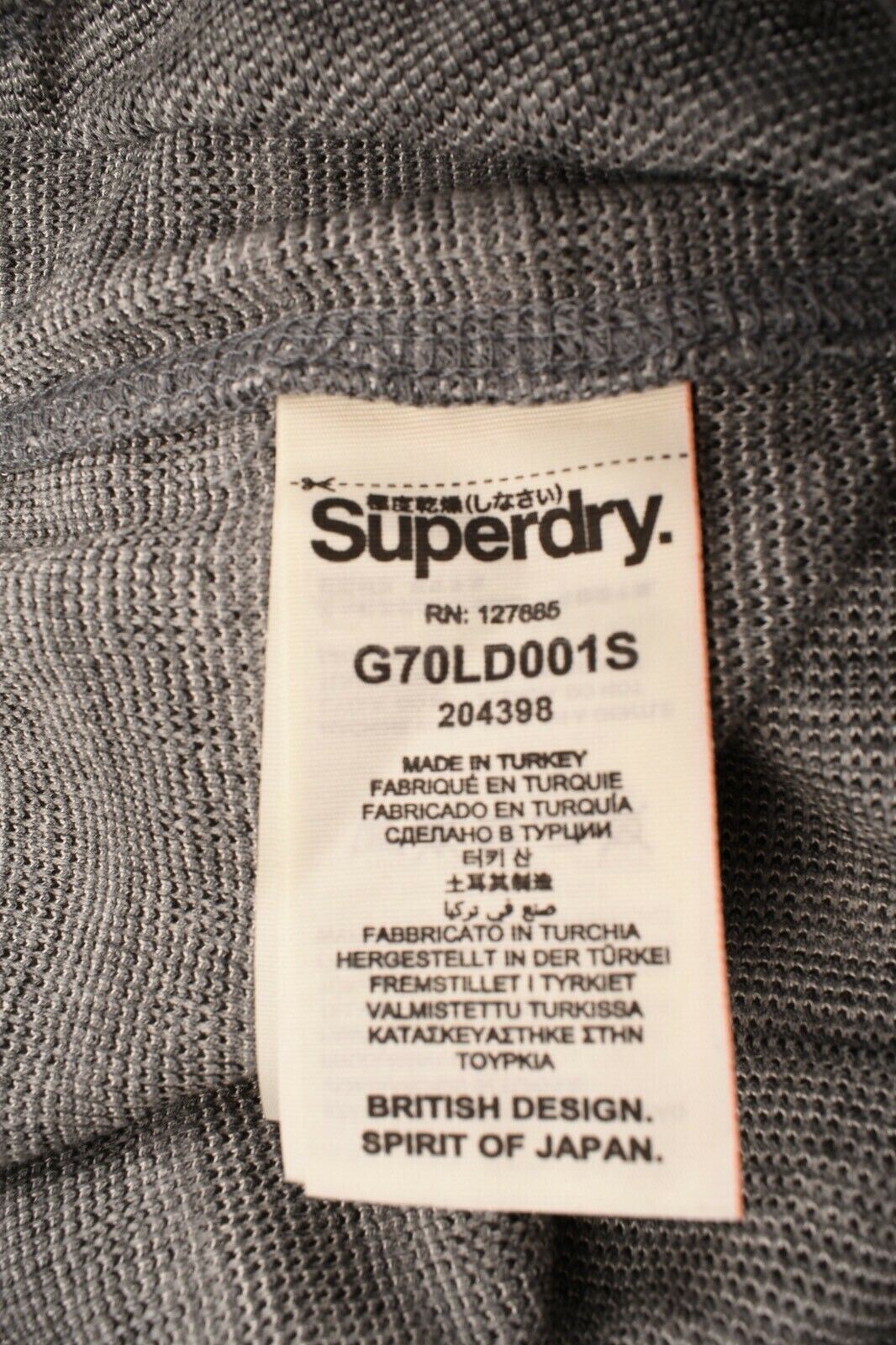 SUPERDRY Women's Grey Fairisle Jacquard Knit Leggings, size XS