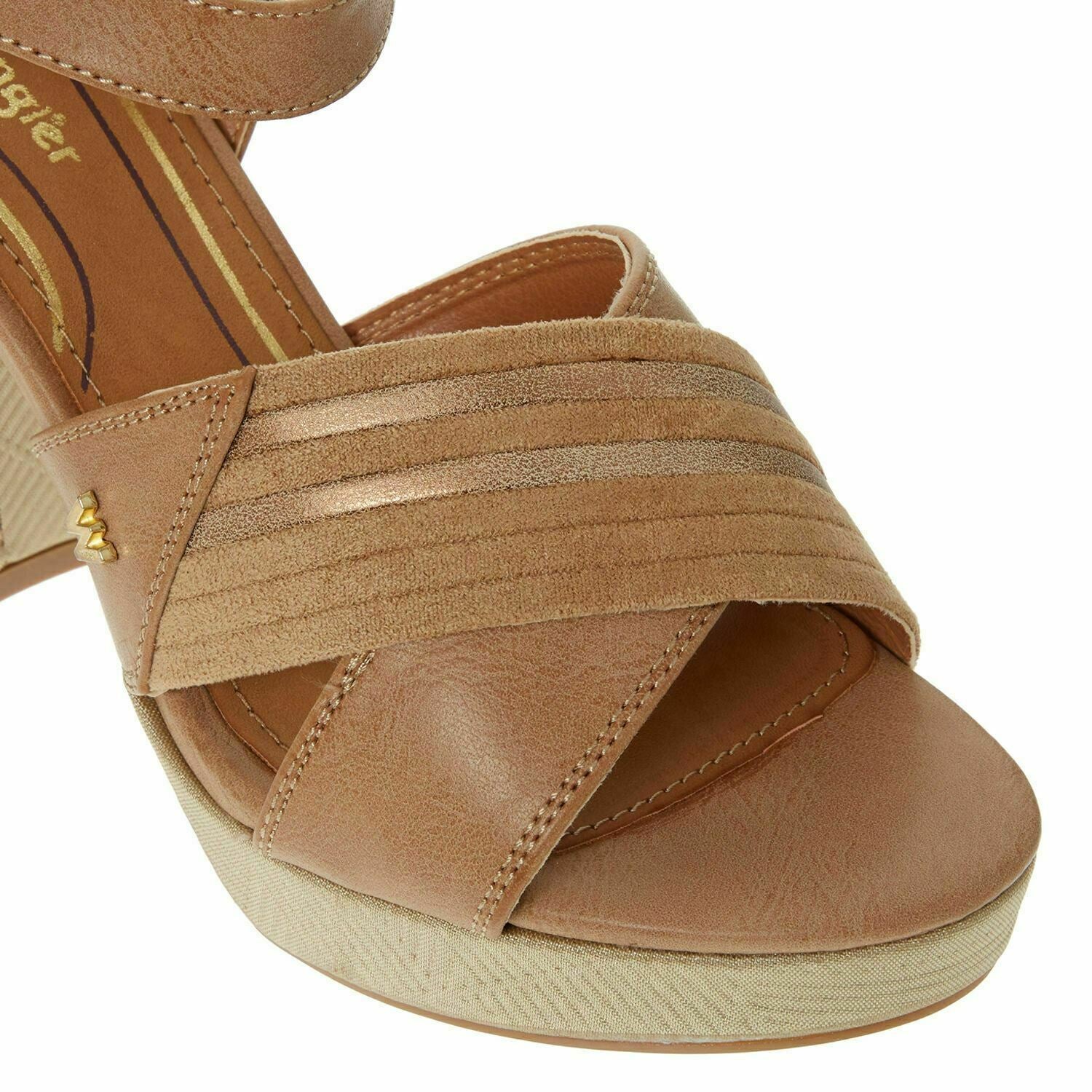 WRANGLER Women's THALIA BLONDIE Heels Sandals, Colour Sand, size UK 5