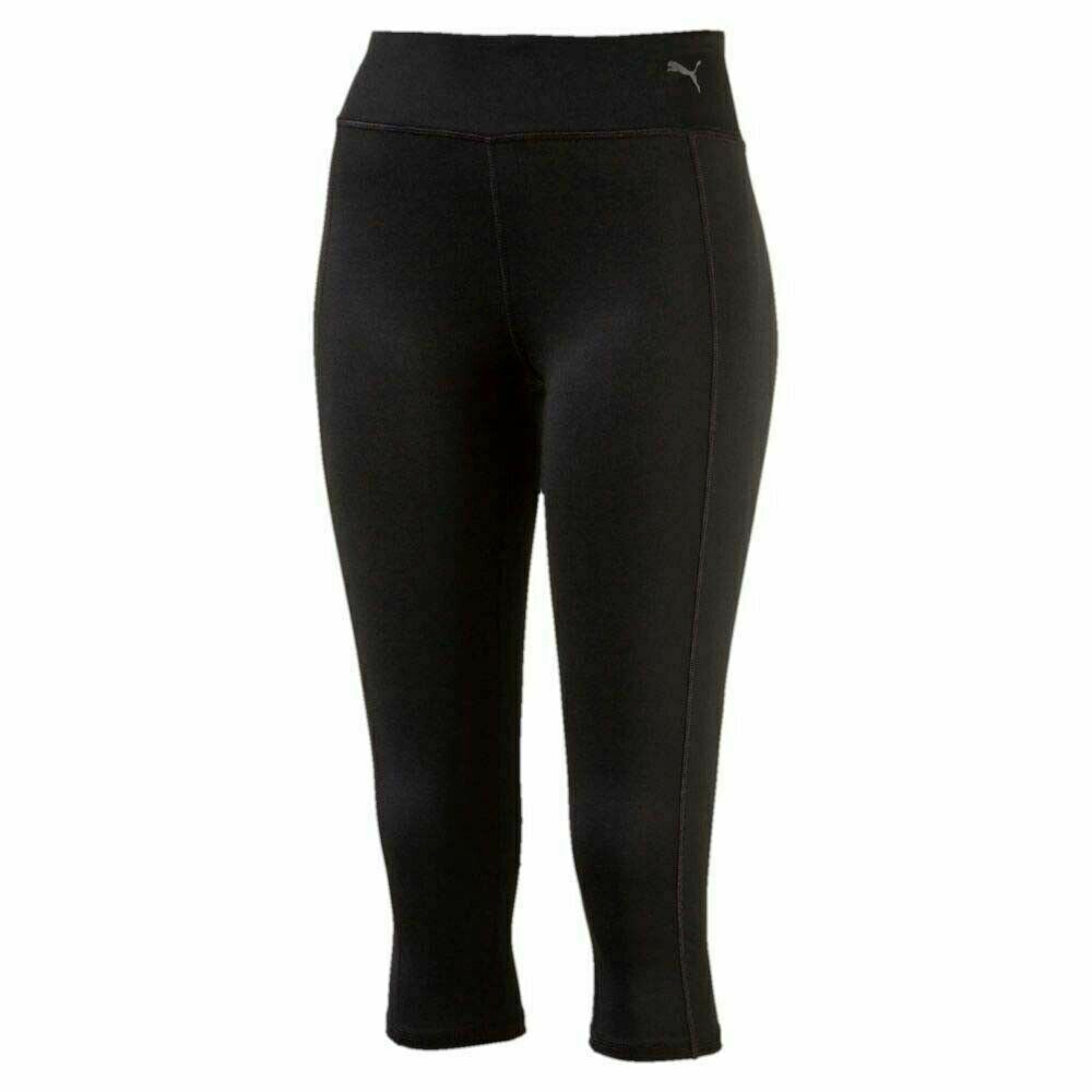 PUMA Womens Essential Black Tights Leggings Sport Pants Model 51514301 Size UK 8