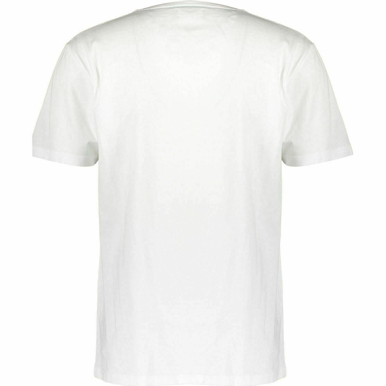 WOOD WOOD Men's "Going Going Gone" Cotton T-shirt, White, size M