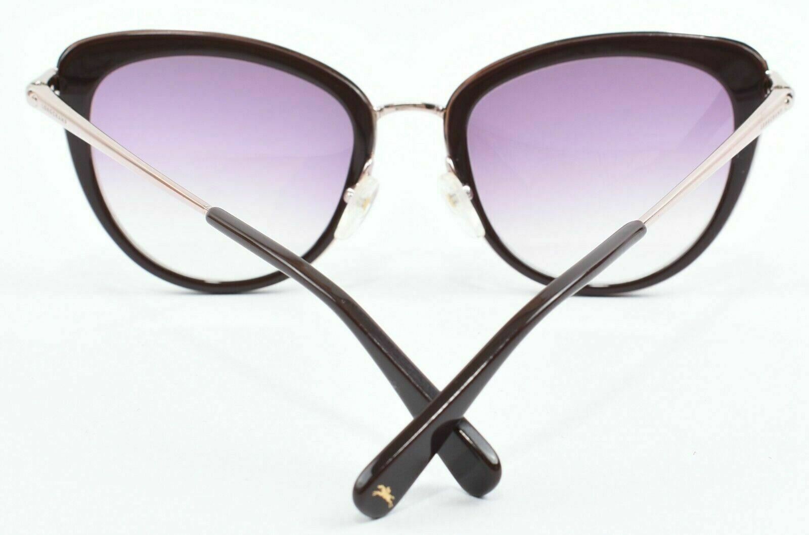 LONGCHAMP Women's Cat Eye Sunglasses, Aubergine Purple, LO633s