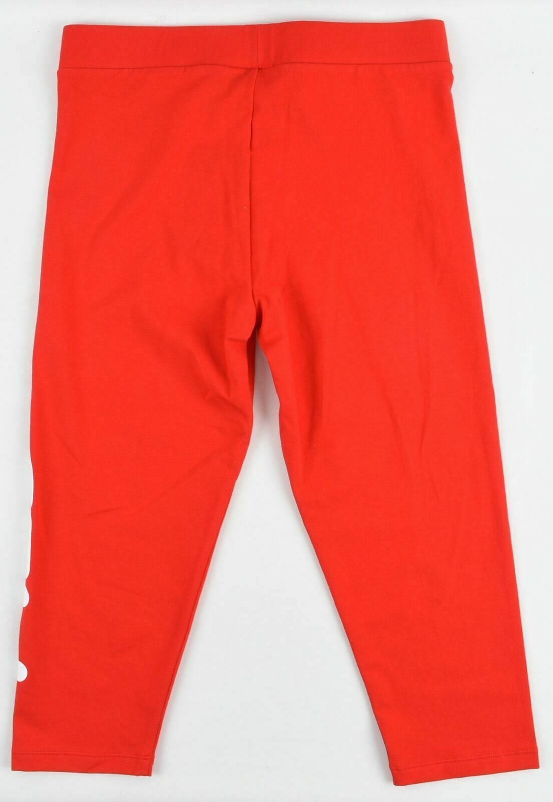 FILA Girl's Chinese Red Capri Leggings- childs Size M