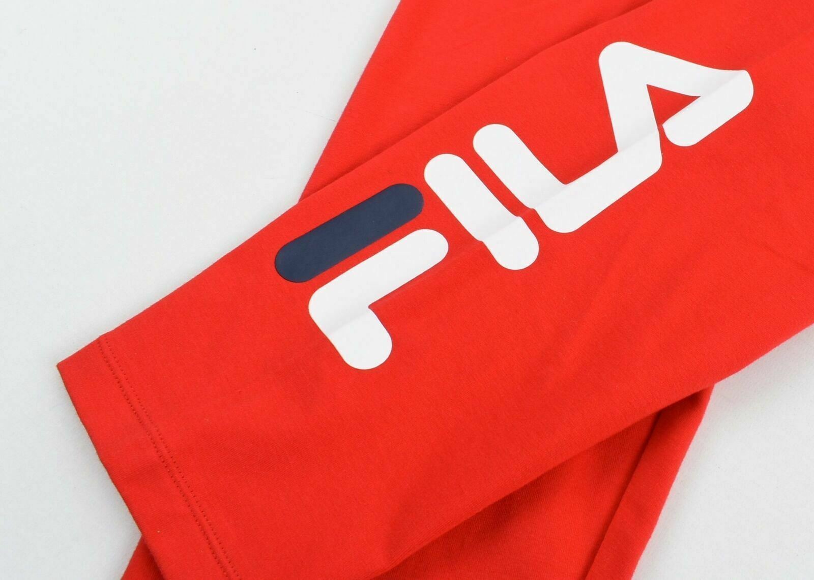 FILA Girl's Chinese Red Capri Leggings- childs Size M