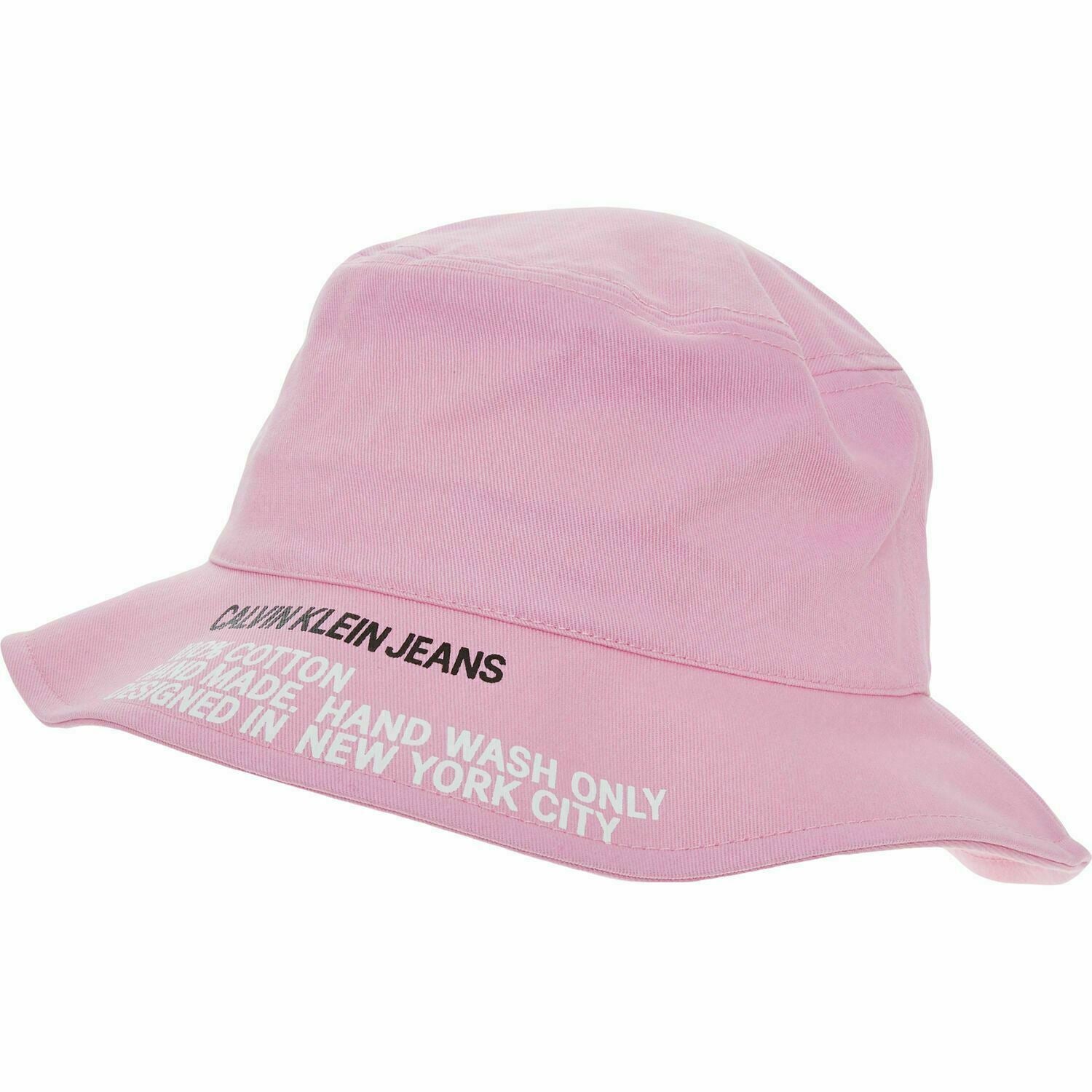 CALVIN KLEIN JEANS Women's Pink Cotton Bucket Hat, One Size