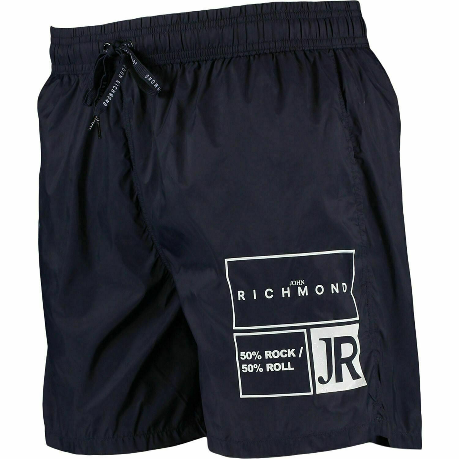 JOHN RICHMOND Men's Swimboxer OLIMPO Swim Shorts, Blue, size S