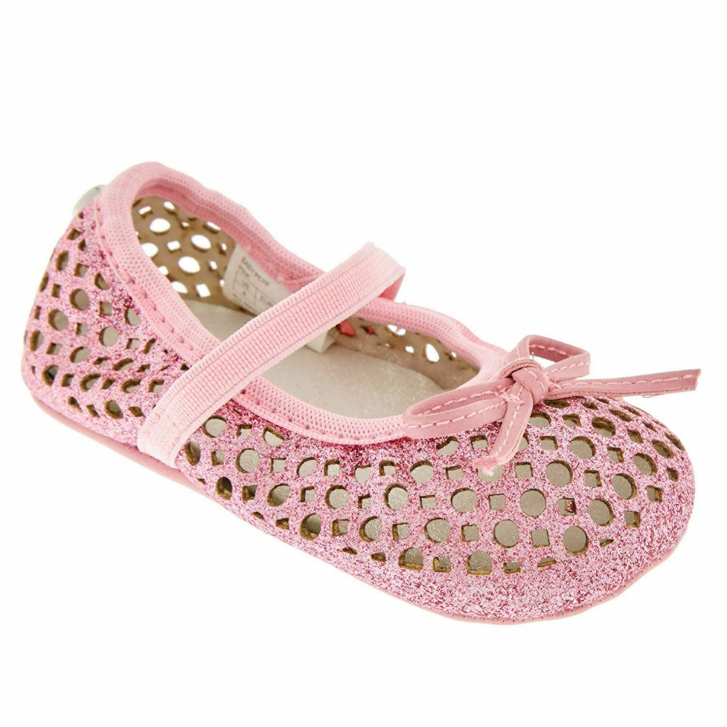 STUART WEITZMAN Perf Perf Baby Girls' Shoes, Pink, 3 m to 6 months