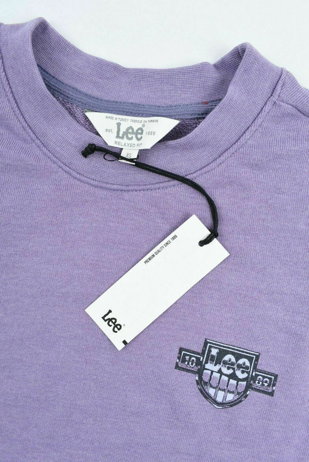 LEE Women's MELEE Relaxed Fit Sweatshirt, Lavender Dusk Purple, size XS