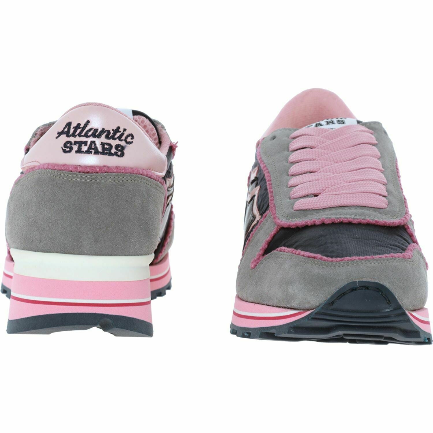 ATLANTIC STARS Womenâs ALHENA Trainers, Pink/Grey/Navy, size UK 4    RRP Â£220