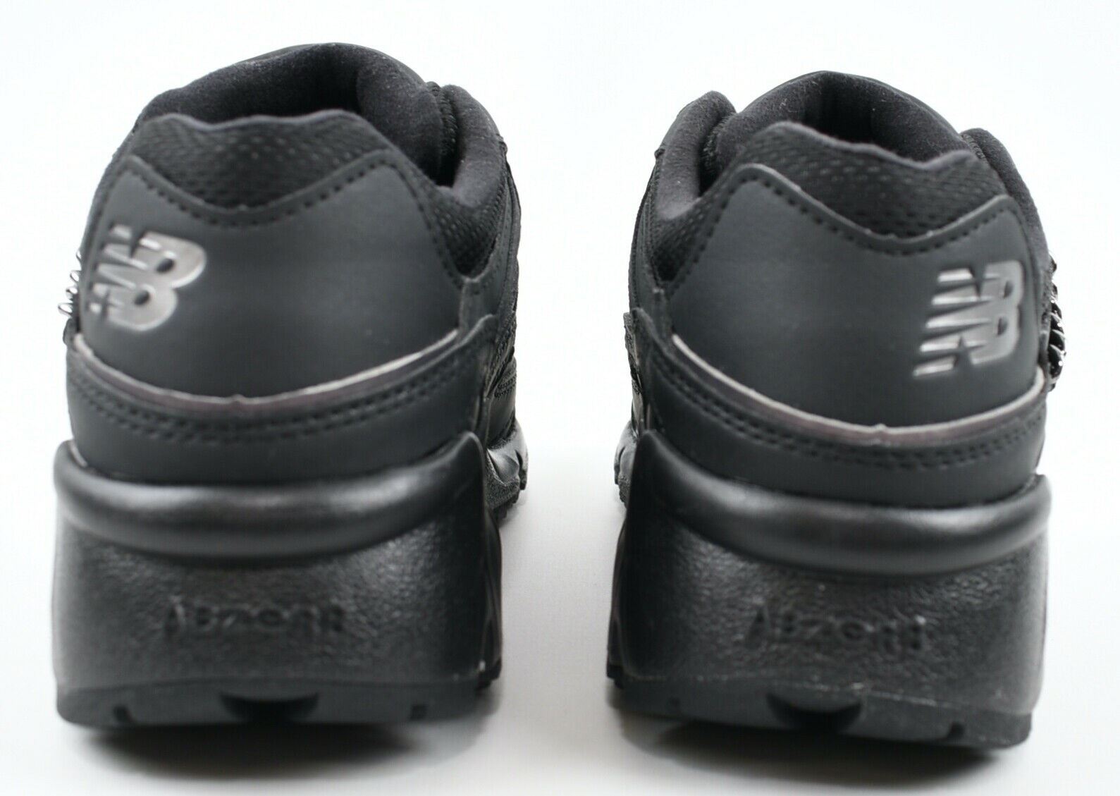 NEW BALANCE Women's Black Trainers, Chain Detail, size UK 4 / EU 36.5