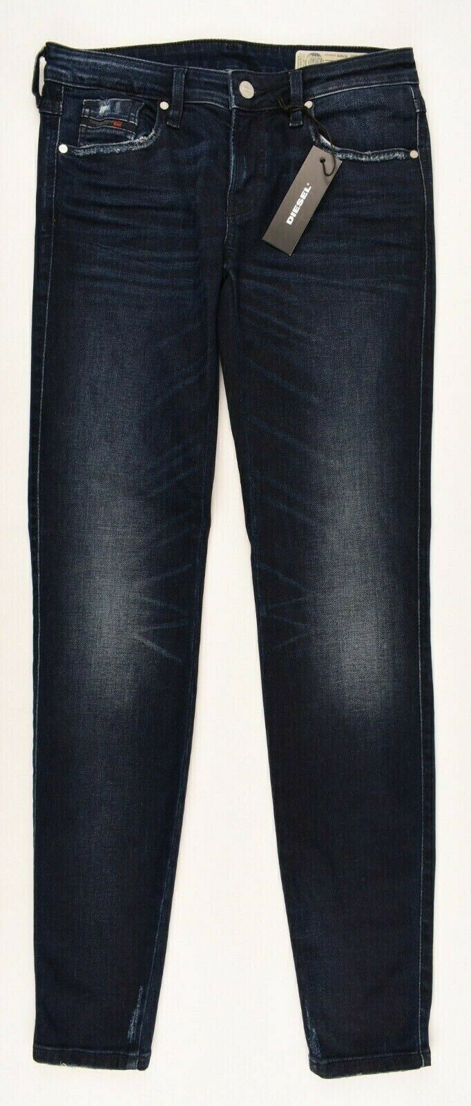 DIESEL Women's GRACEY Super Slim-Skinny Low Waist Jeans, size W27 L32