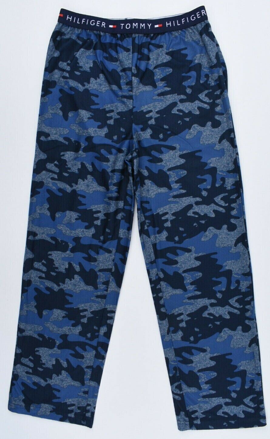 TOMMY HILFIGER Sleepwear Boys' Soft Pyjama Pants, Blue Camo, size 6-7 years