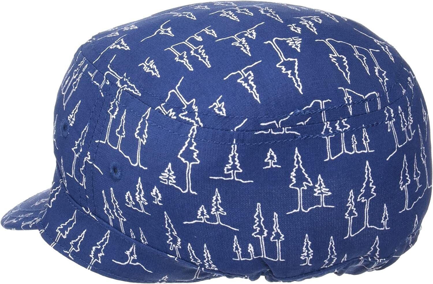 COLUMBIA Kids' Silver Ridge Patrol Cap Hat, UPF 50, Blue, youth L-XL