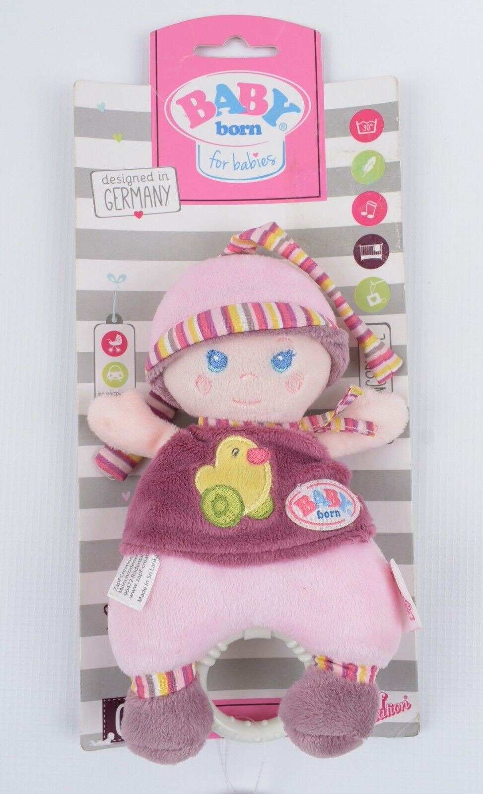 BABY BORN For Babies Musical Hanging Doll (For Bed, Strollers, Cars)