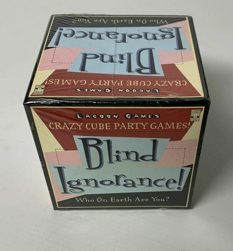 BLIND IGNORANCE Mystery CRAZY CUBE PARTY GAME Sealed-Age 14+ 1999