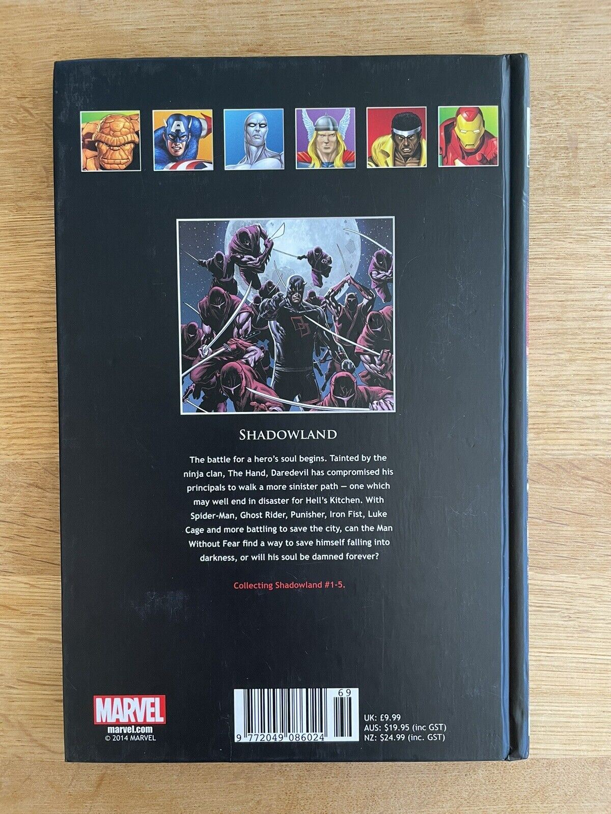 Shadowland No 65 Marvel Graphic Novel Hardback  Like New Condition