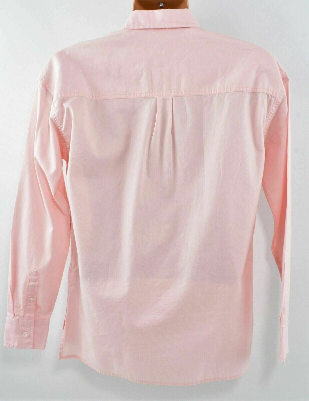 TOPMAN Men's Long Sleeved Casual Shirt, Pastel Pink, size S