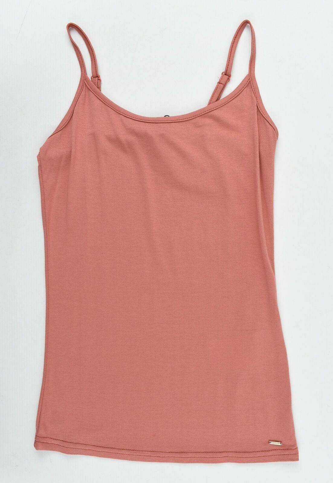 MORGAN Women's Red Strappy Vest Top- Size UK 12