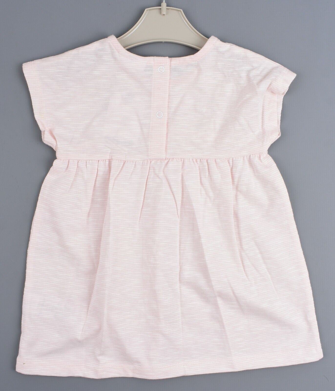 NEXT Bundle of 2x Baby Items, White Bodysuit & Pink Dress, size 6-9 months