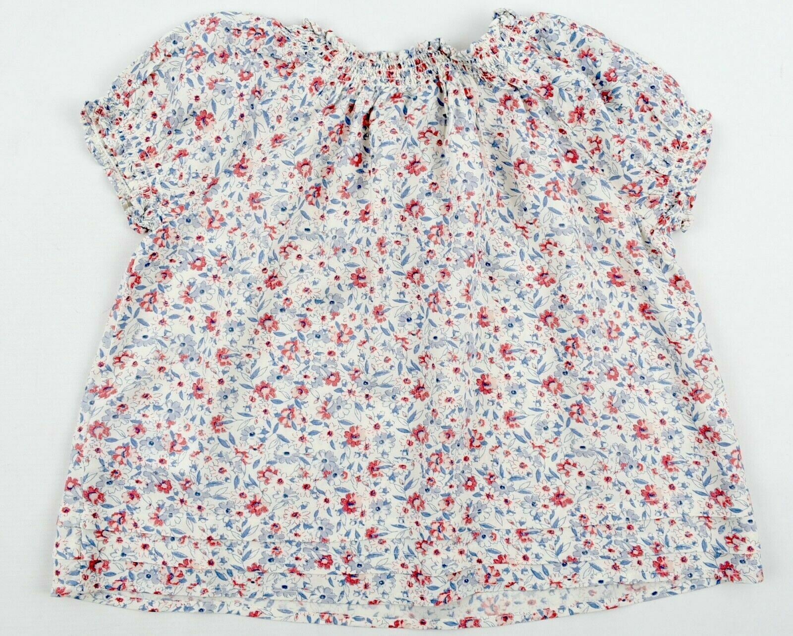 POLO RALPH LAUREN Girls' Short Sleeve Floral Top, size 6 years