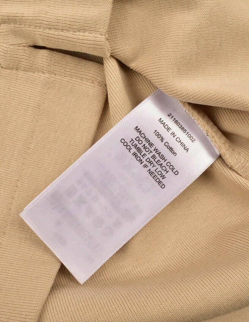 POLO RALPH LAUREN Women's Beige Boat Neck 3/4 Sleeve top, size MEDIUM