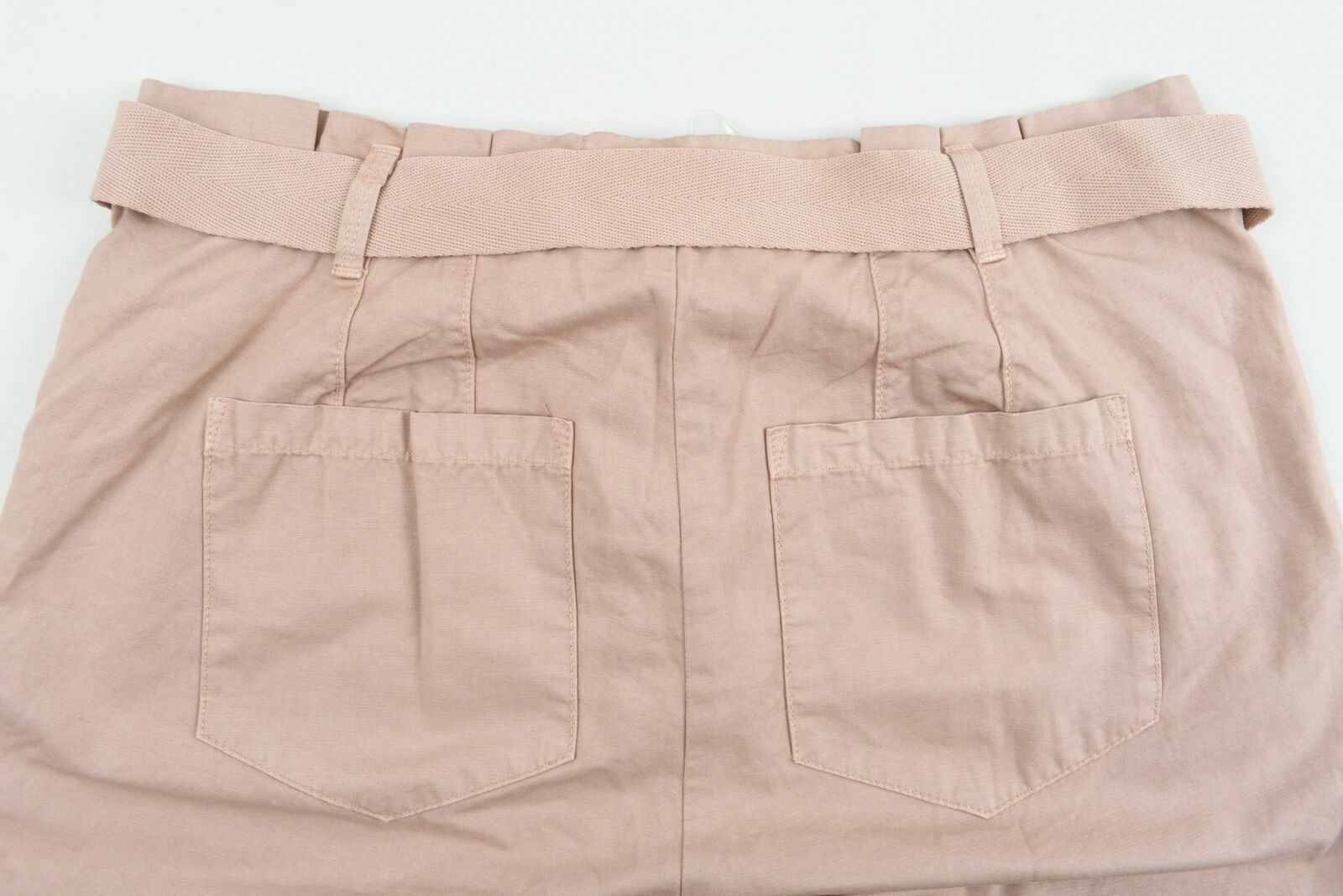 NEXT Women's Light Brown Relaxed Fit Trousers- UK 12R